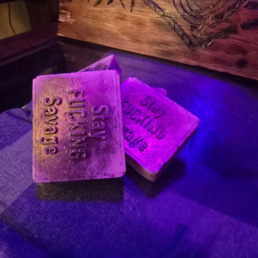 Handmade Goat’s Milk Soap – 3 oz | Stay Fucking Savage Logo