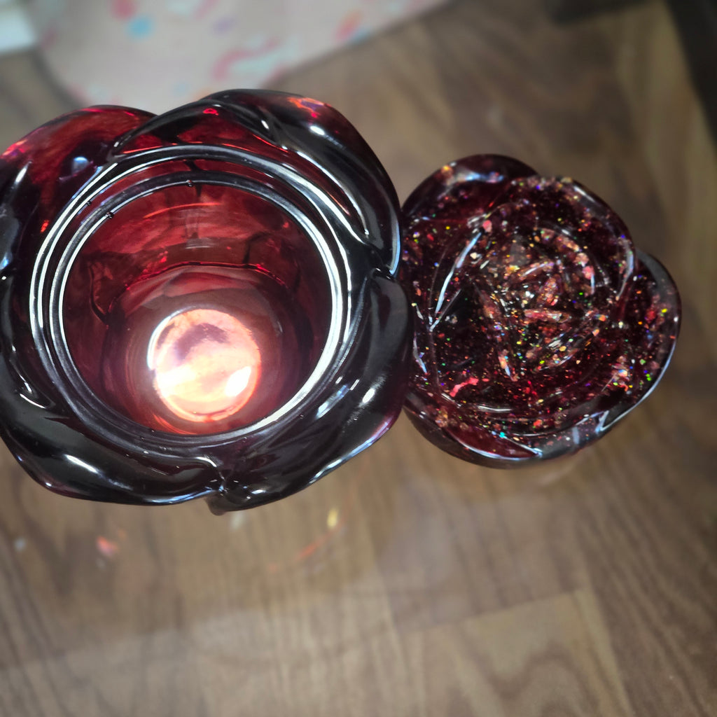ROSE SHAPED JEWELRY BOX