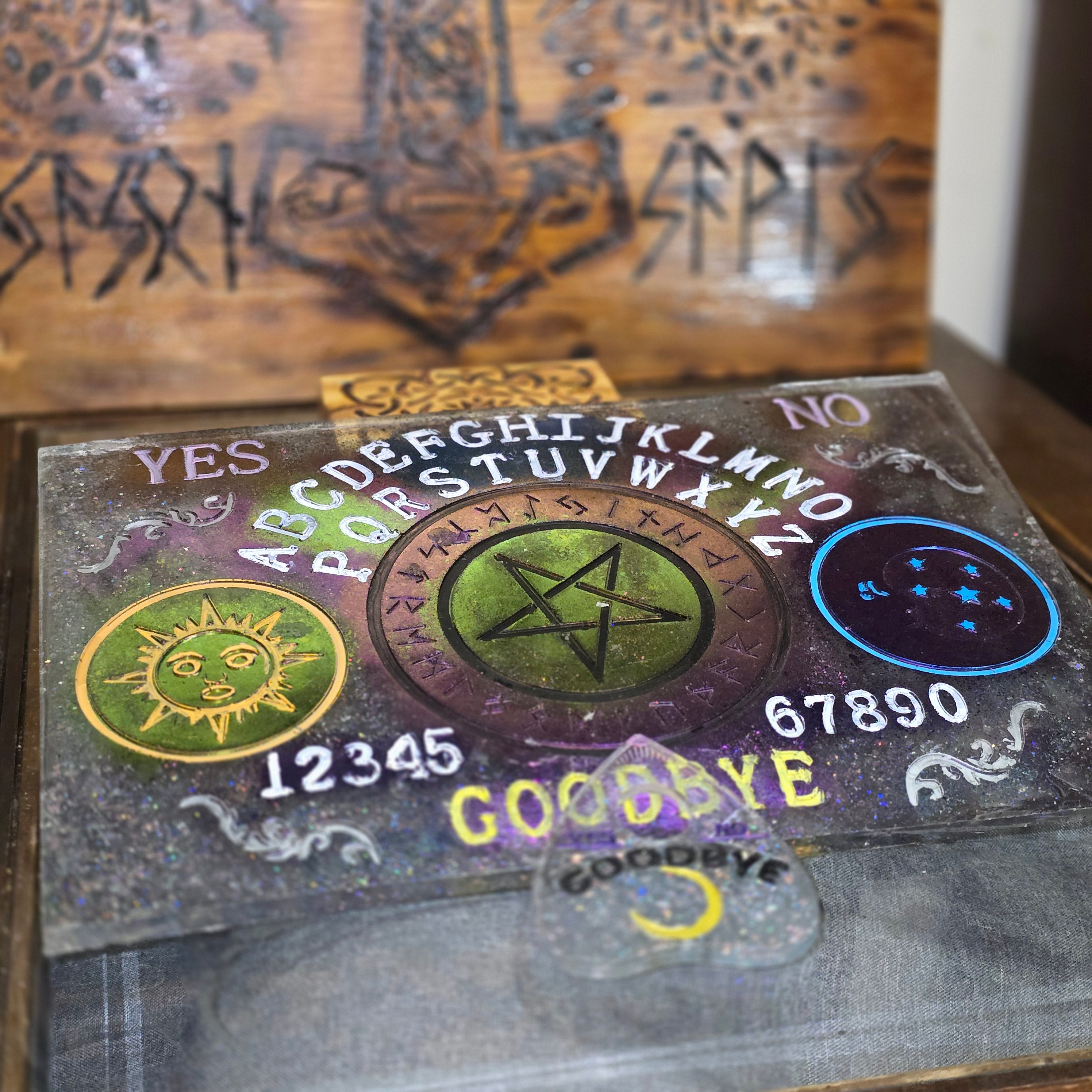 RESIN CRAFTED OUIJI BOARD
