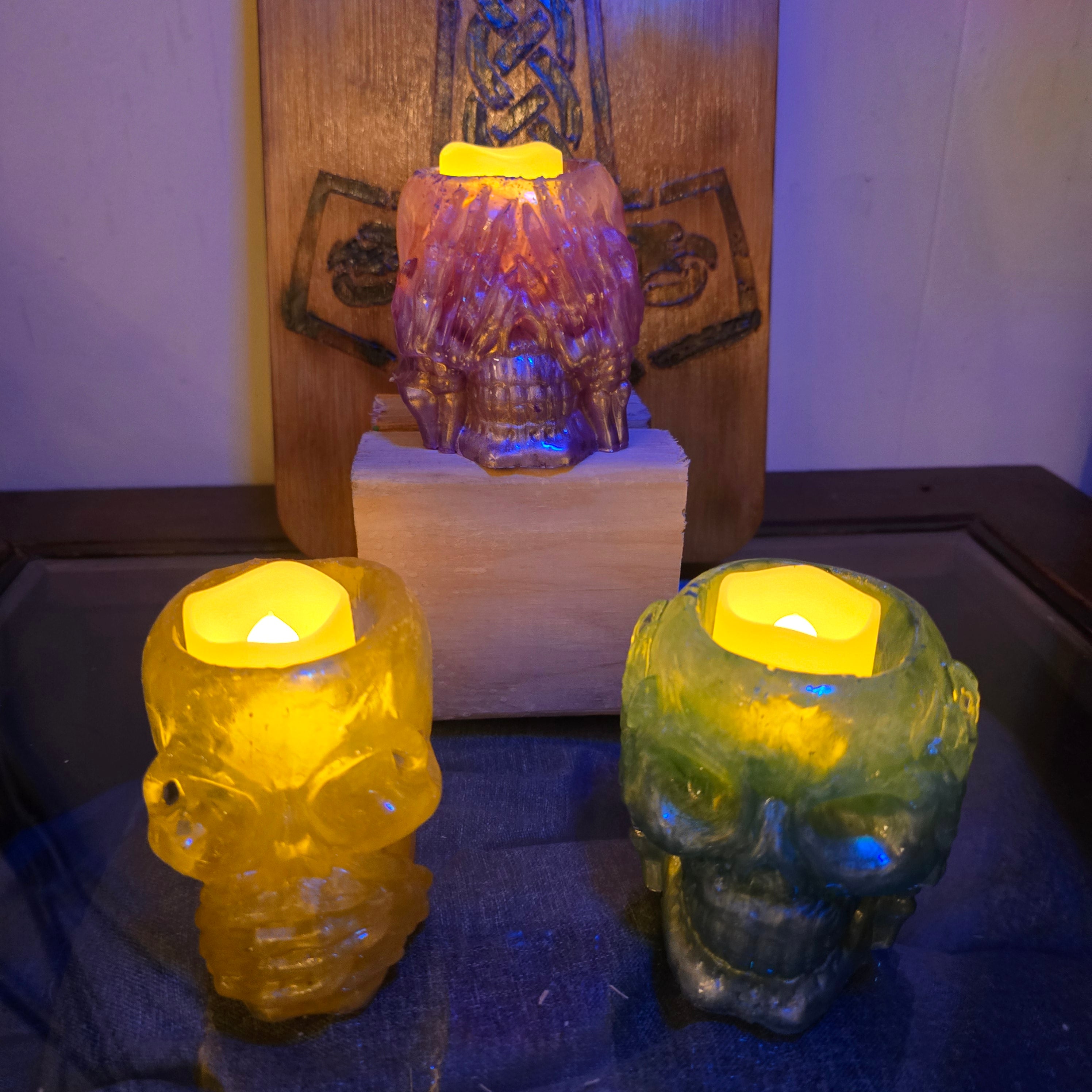 SEE, HEAR, SPEAK NO EVIL CANDLE HOLDERS
