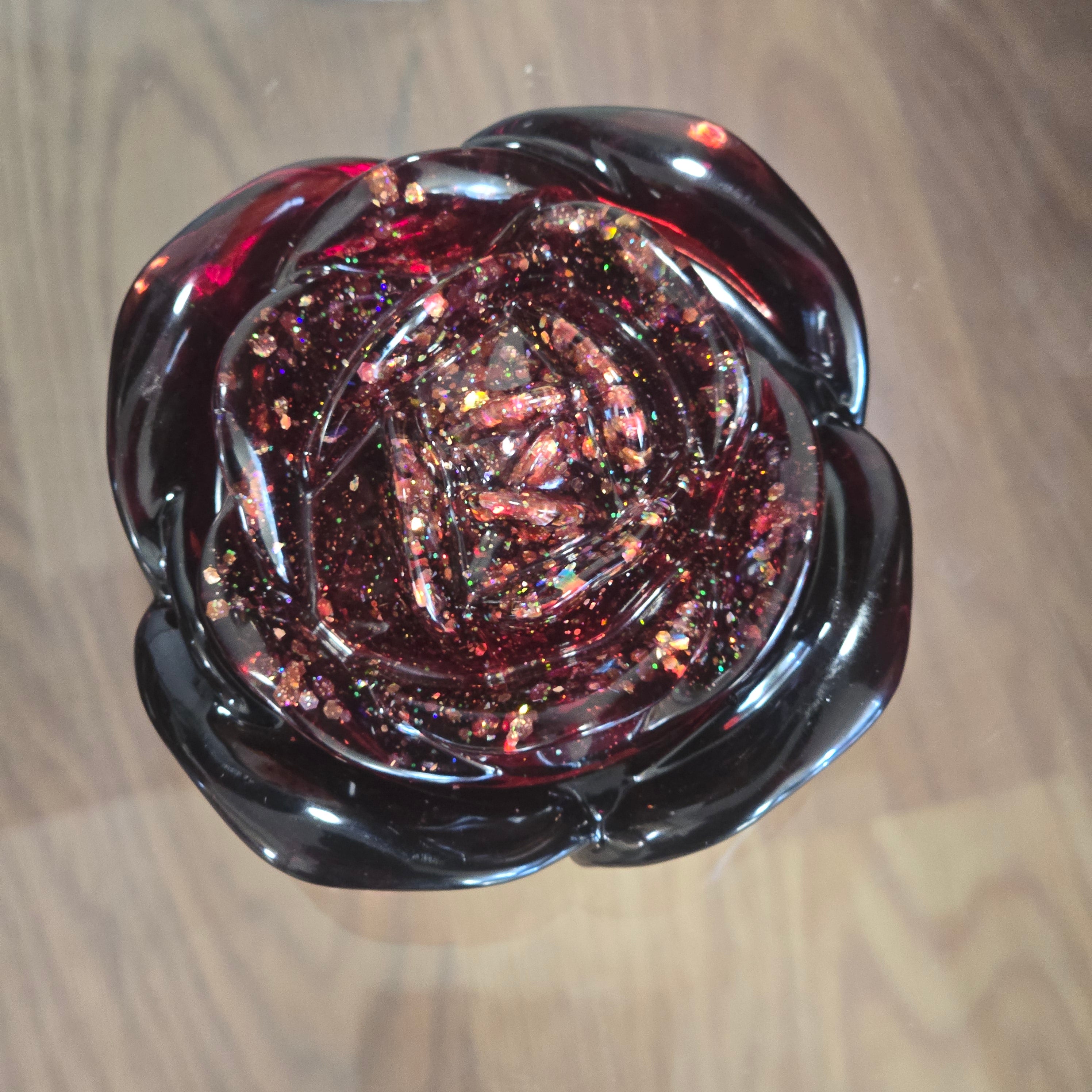 ROSE SHAPED JEWELRY BOX