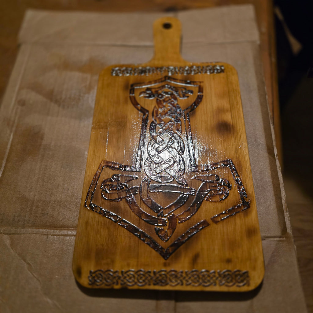 MJOLNIR BURNED CHARCUTERIE BOARD
