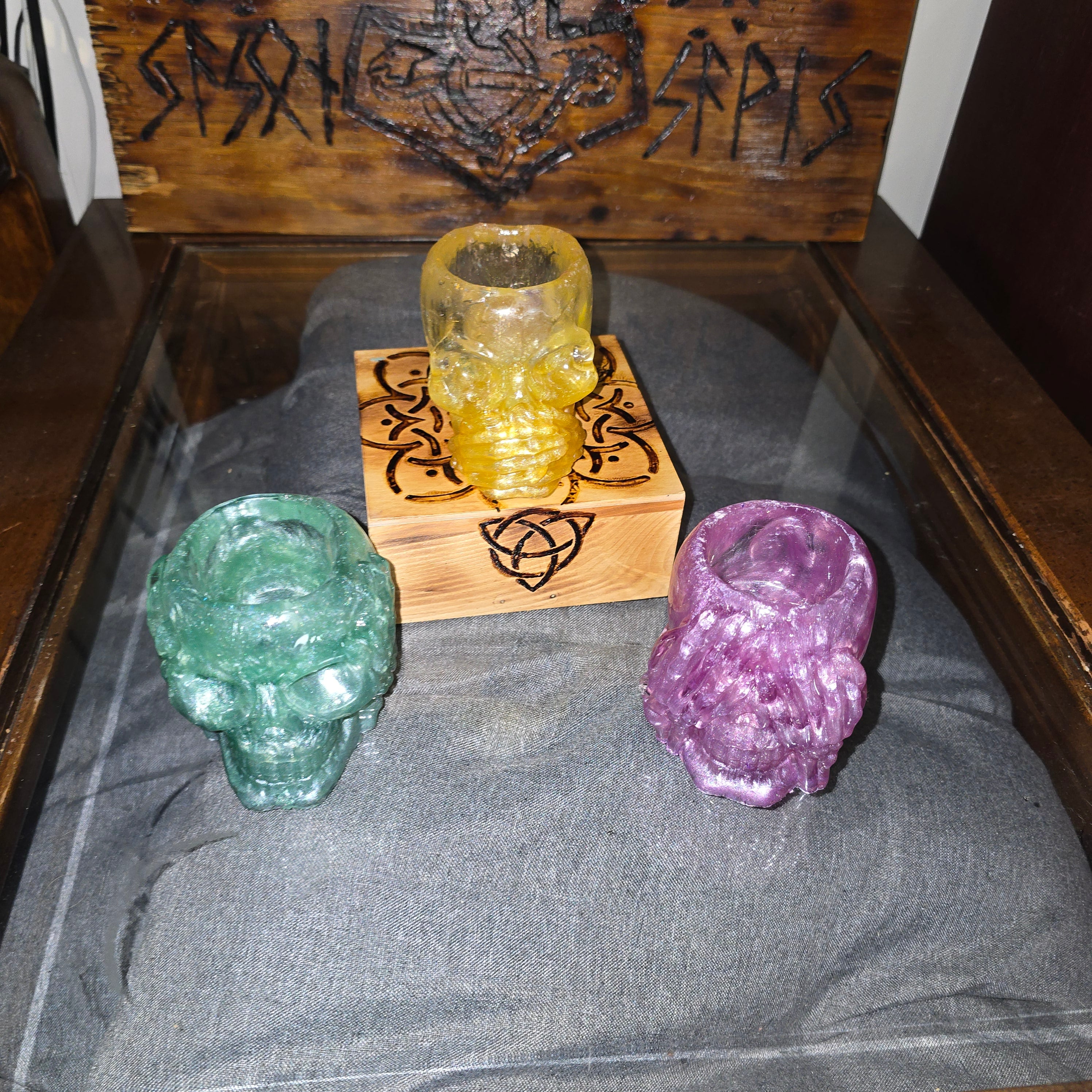 SEE, HEAR, SPEAK NO EVIL CANDLE HOLDERS