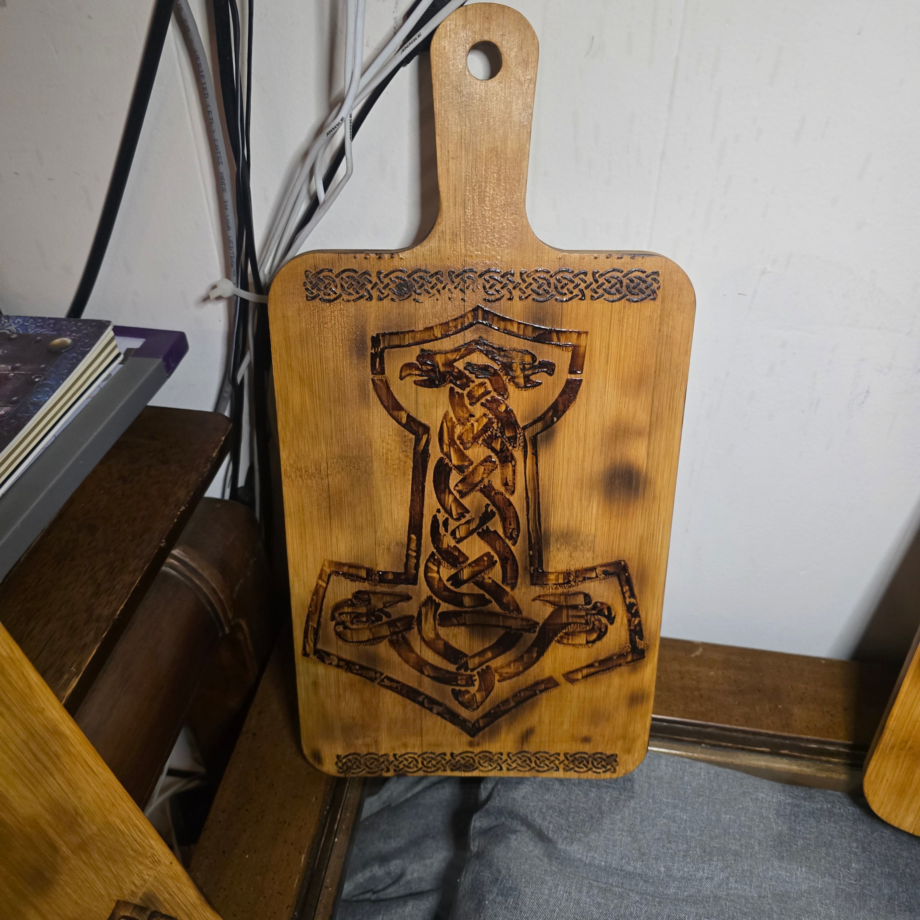 MJOLNIR BURNED CHARCUTERIE BOARD