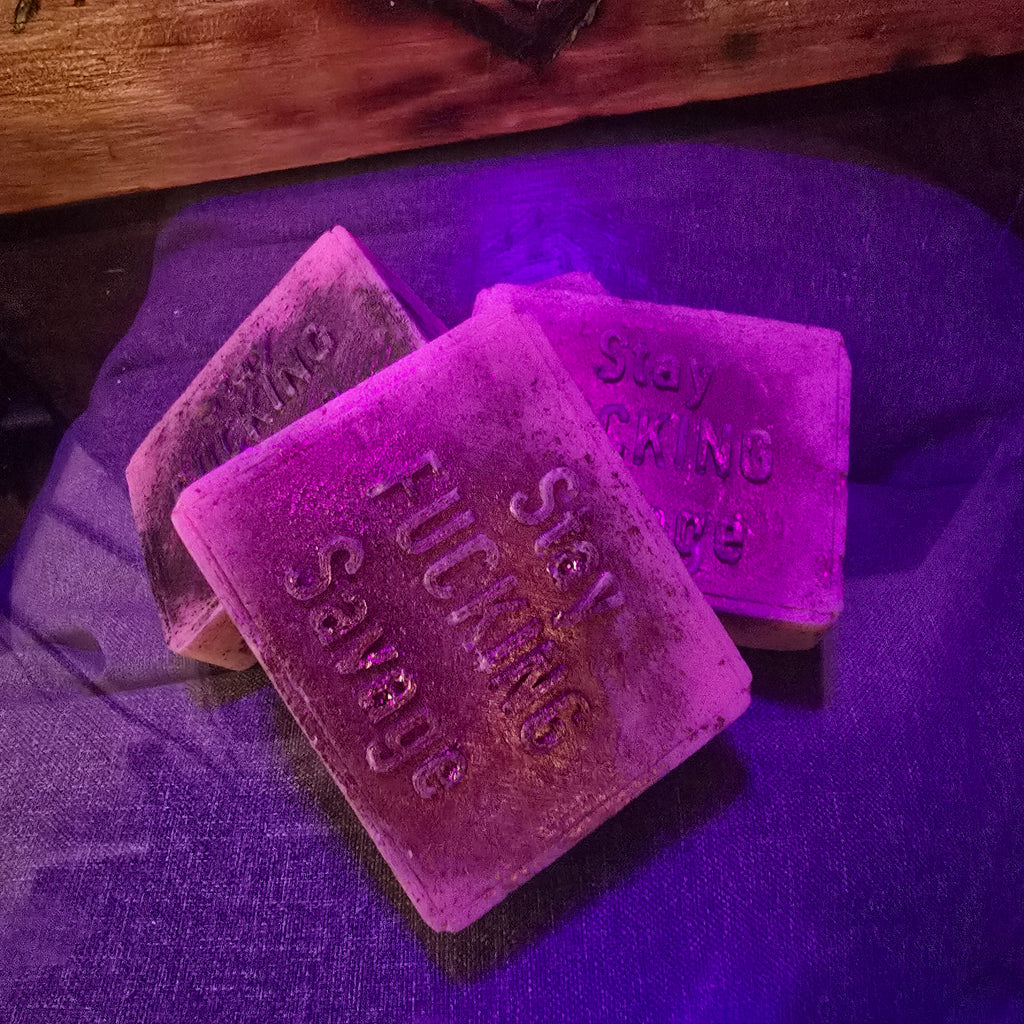 Handmade Goat’s Milk Soap – 3 oz | Stay Fucking Savage Logo