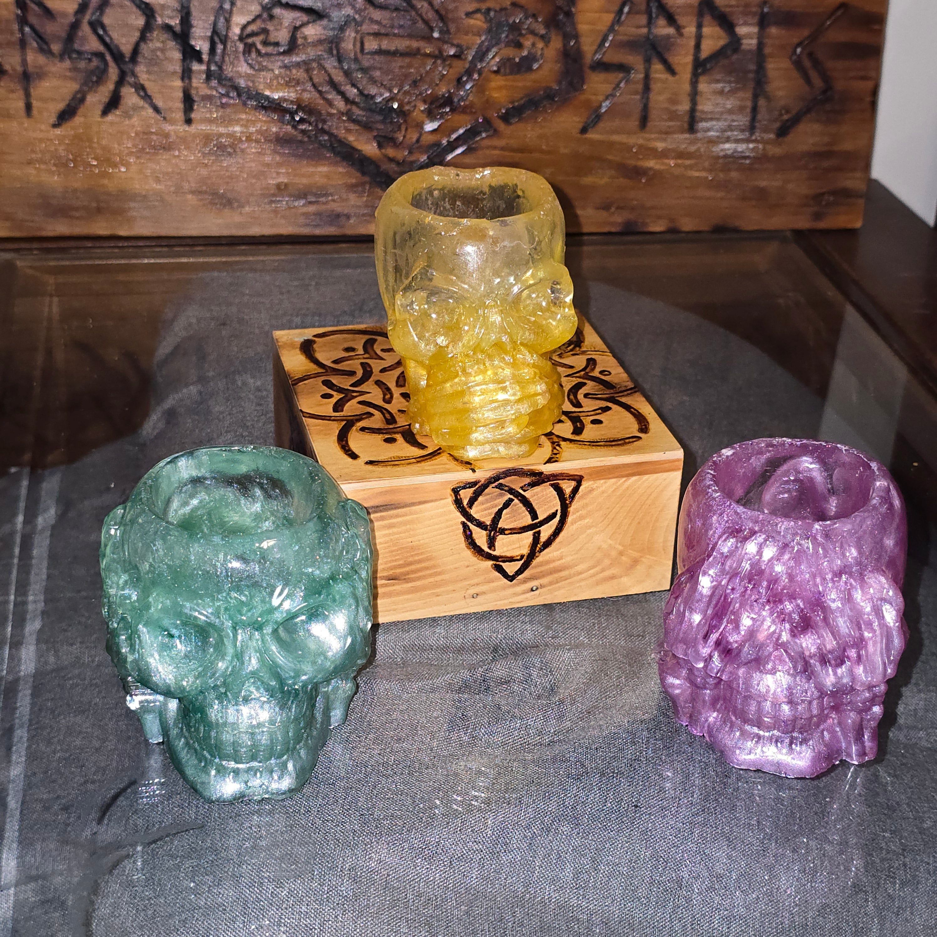 SEE, HEAR, SPEAK NO EVIL CANDLE HOLDERS