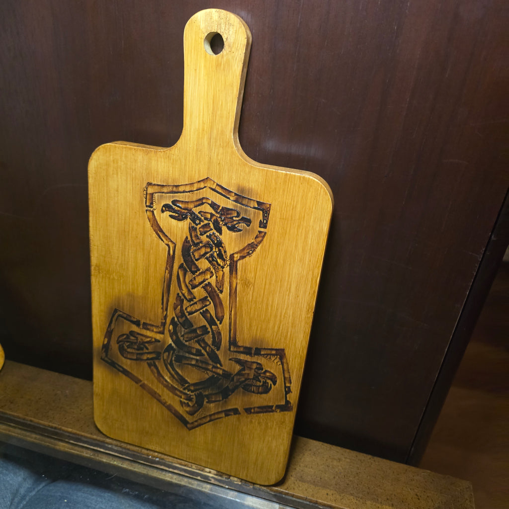 MJOLNIR BURNED CHARCUTERIE BOARD