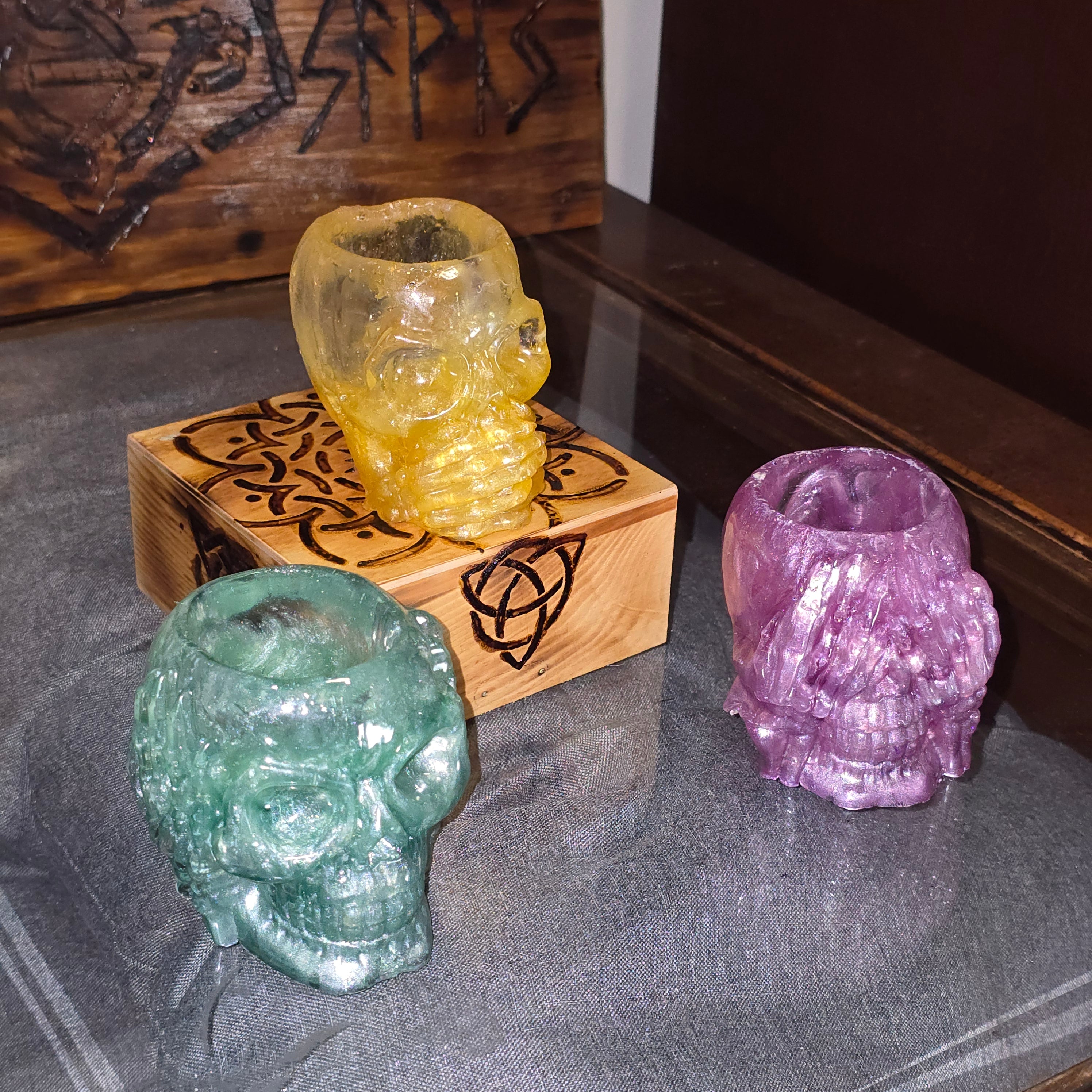 SEE, HEAR, SPEAK NO EVIL CANDLE HOLDERS