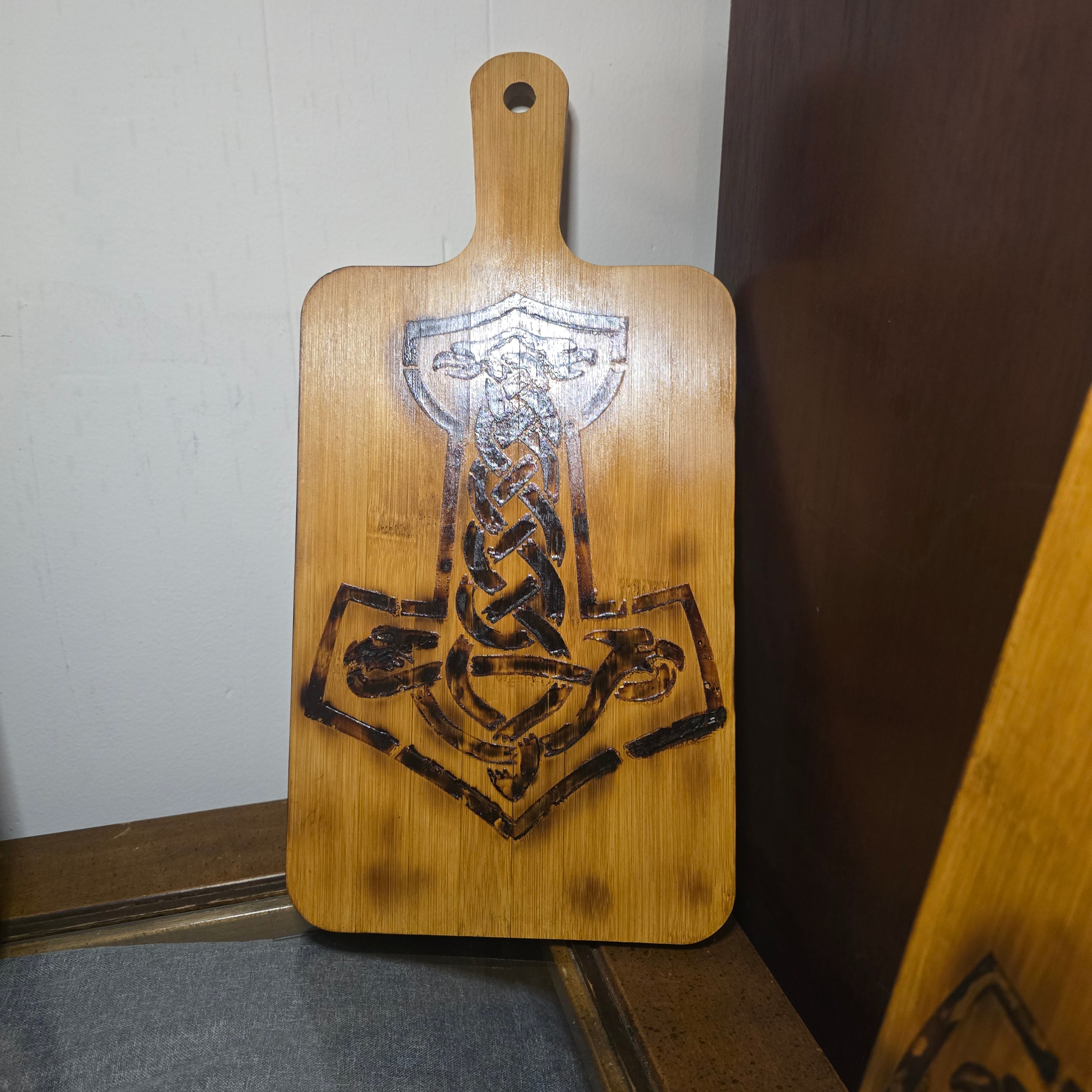 MJOLNIR BURNED CHARCUTERIE BOARD